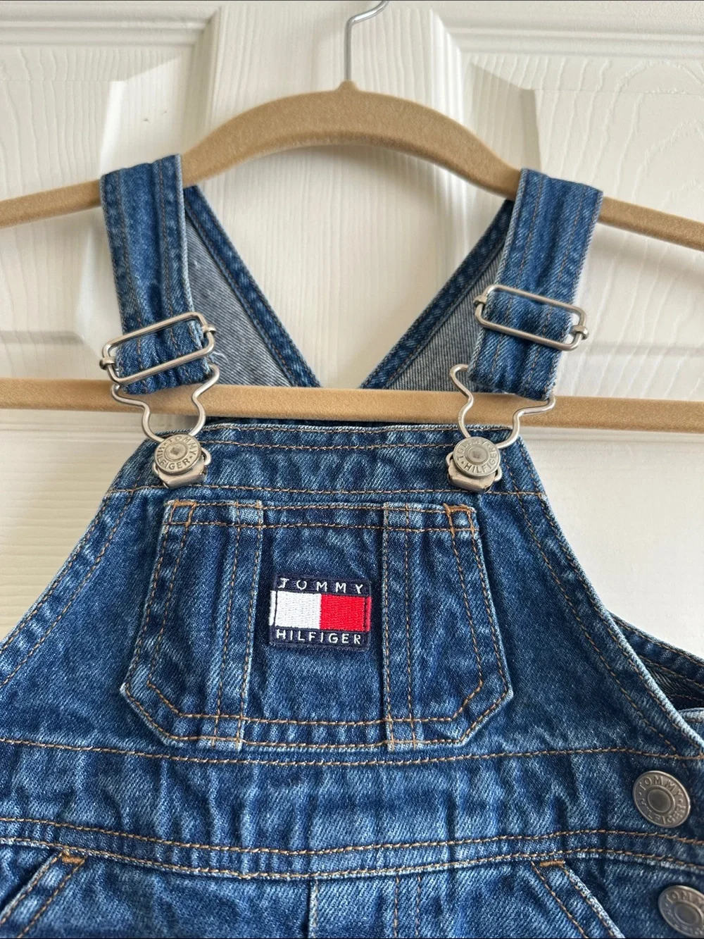 Tommy Hilfiger Blue Denim Kids Overalls
